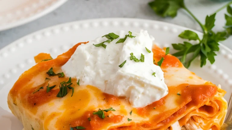 Chicken Alfredo Lasagna Rollups - Featured