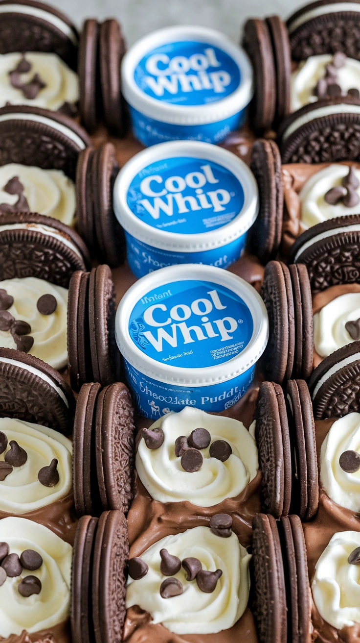 No-Bake Chocolate Dessert Lasagna