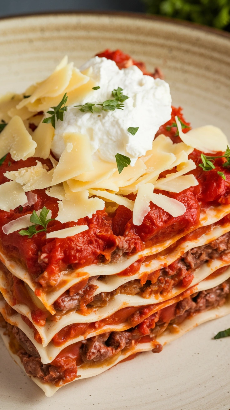 Crockpot Lasagna