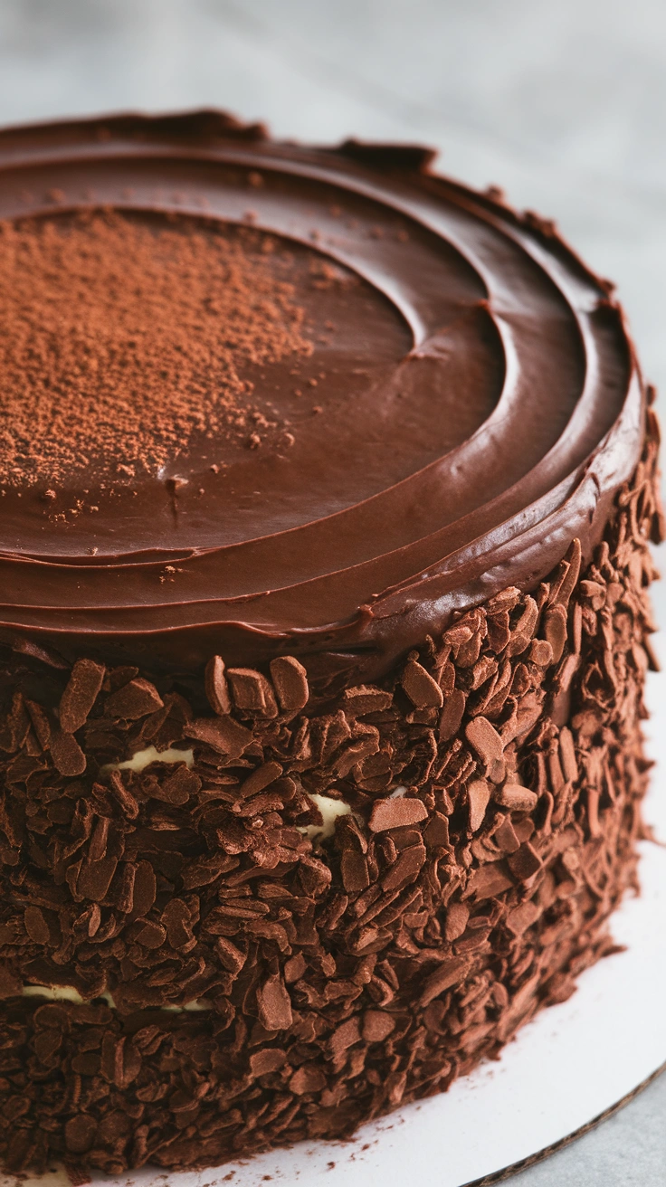 Doctored Chocolate Cake from a Box