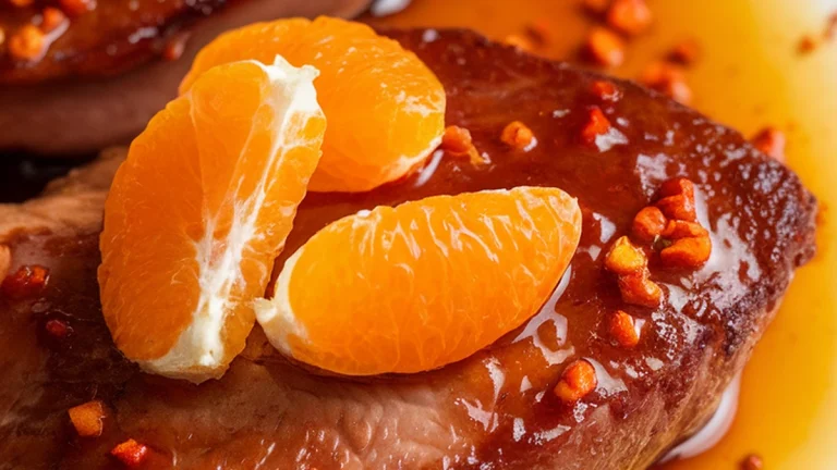 Duck Breasts with Mandarin Orange Soy Chile Sauce - Featured