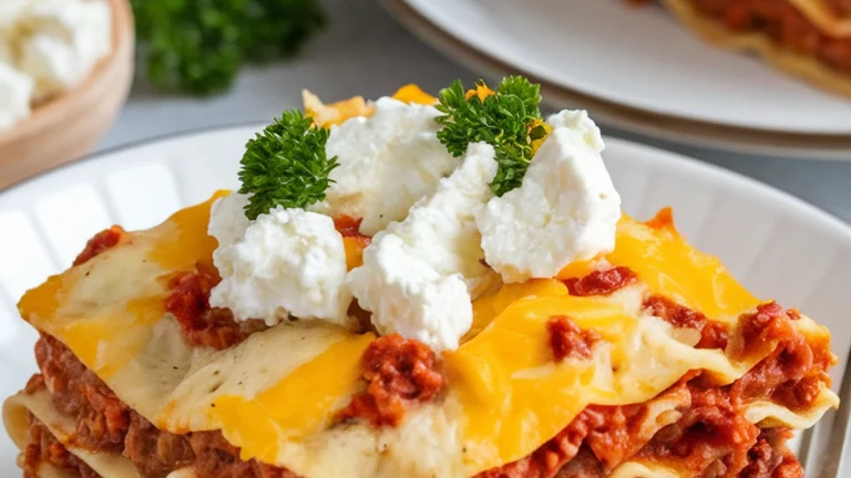 Easy Crockpot Lasagna - Featured