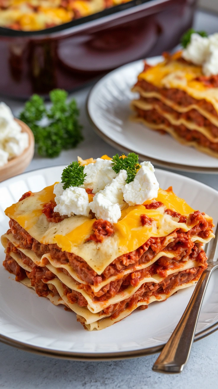 Simple Crockpot Lasagna
