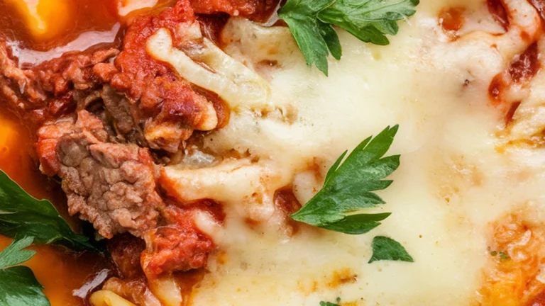 Easy Lasagna Soup Recipe - Featured