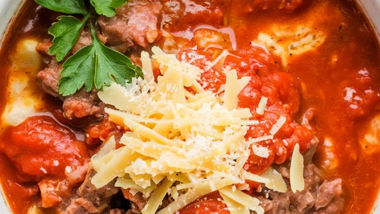 Easy Lasagna Soup Recipe - Featured