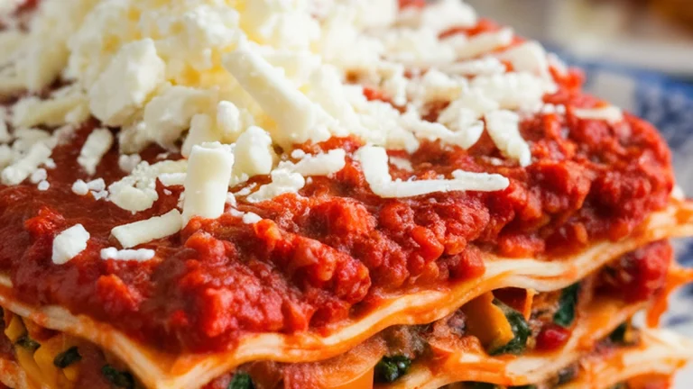 Easy Vegetarian Lasagna - Featured