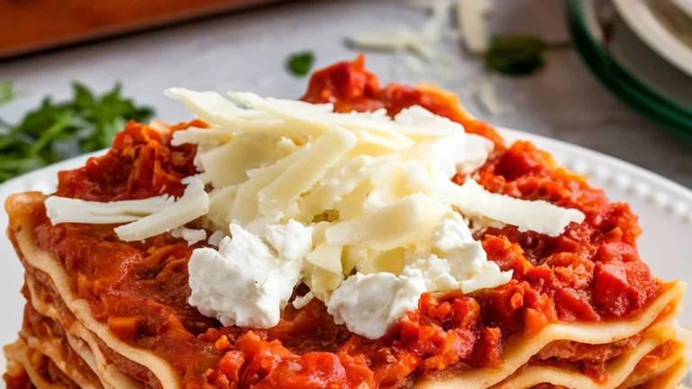 Easy Vegetarian Lasagna - Featured