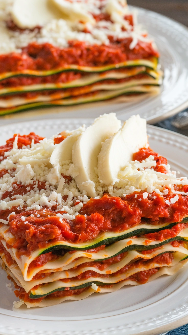 Simple Weeknight Zucchini Lasagna