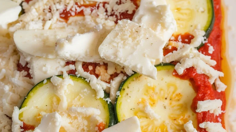 Easy Zucchini Lasagna - Featured