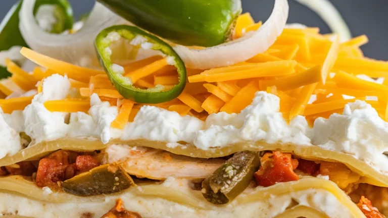 Green Chile Chicken Lasagna - Featured