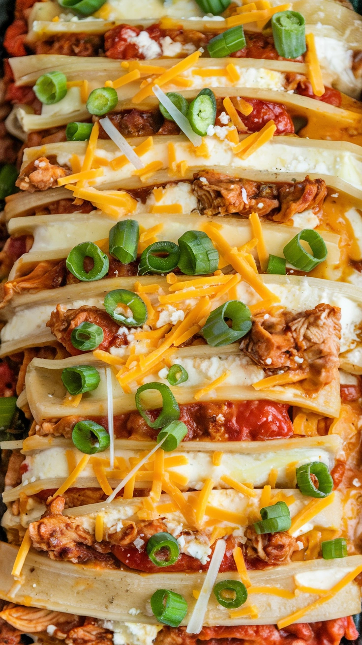 Southwestern Green Chile Chicken Lasagna