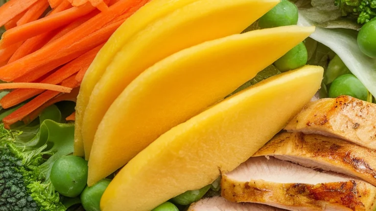 Grilled Chicken Salad with Nappa Cabbage and Mixed Greens - Featured