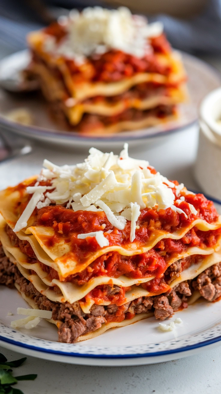 Quick Instant Pot Lasagna