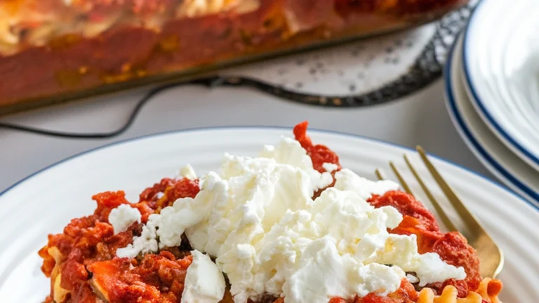 Lasagna Casserole - Featured