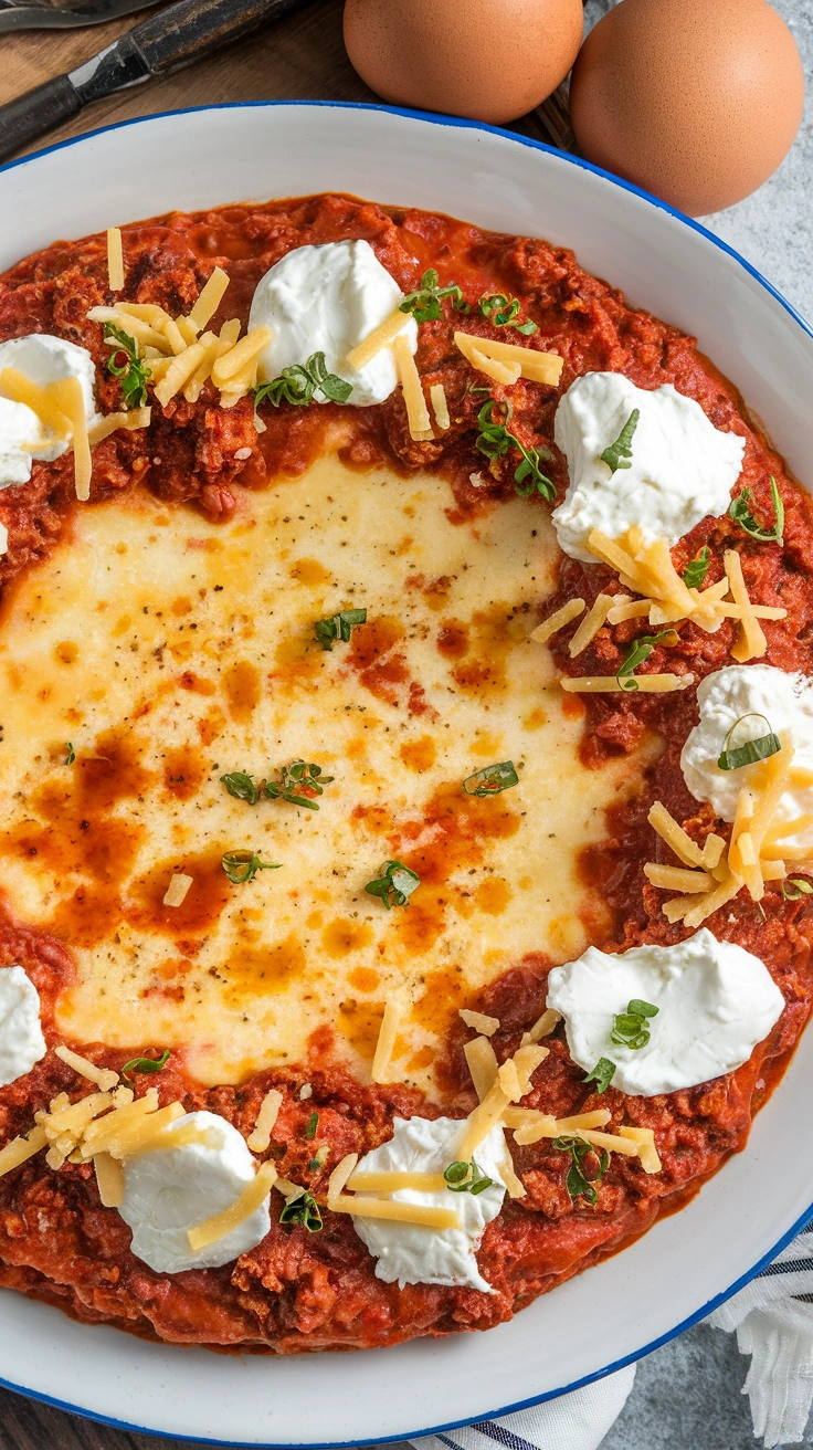 Warm Skillet Lasagna Dip