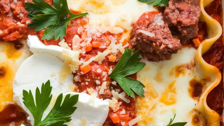 Lasagna Recipe (Cottage Cheese version) - Featured