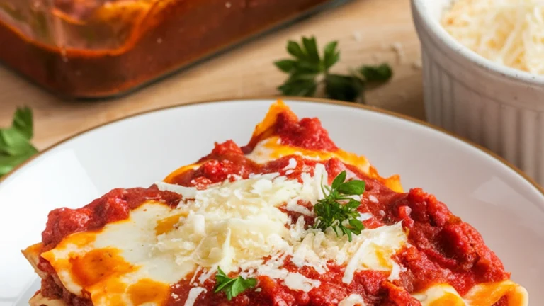 Lazy Lasagna Casserole - Featured