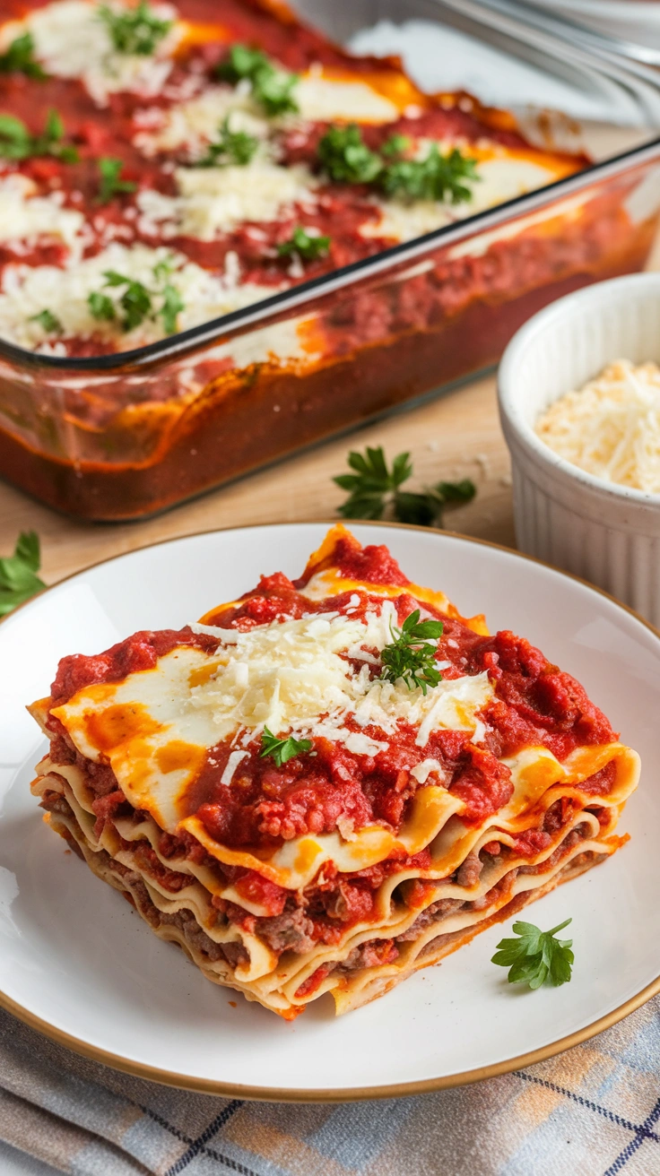 Lazy One-Pan Skillet Lasagna