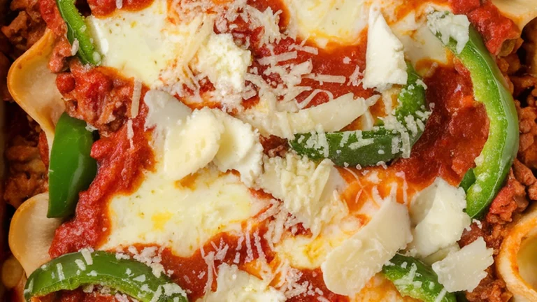 Meat Lasagna Recipe - Featured