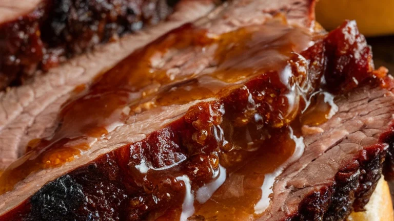 Mesquite Smoked Beef Brisket Sandwiches - Featured