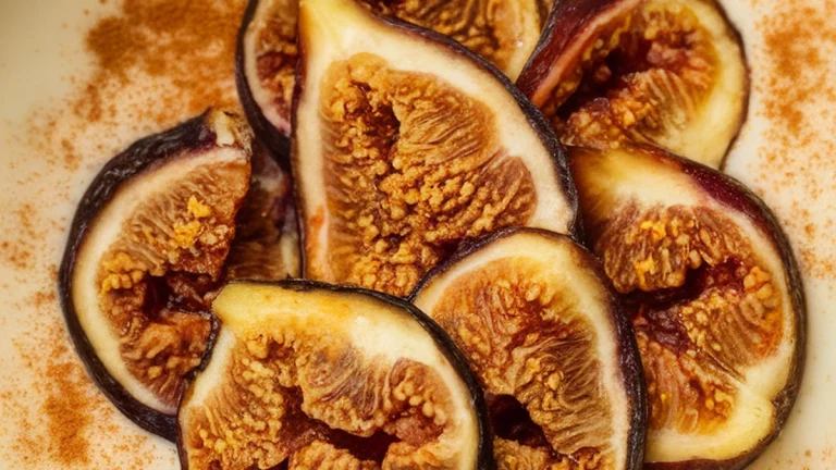 Milk Pudding with Dried Figs and Cinnamon - Featured