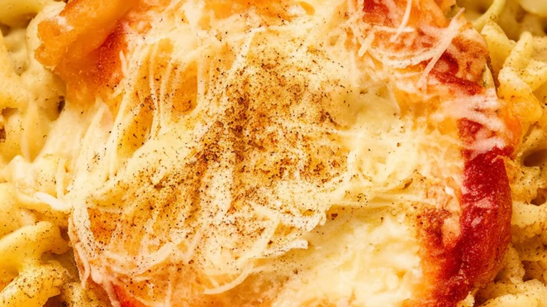 Parmesan Cream Sauce with Butter and Nutmeg - Featured