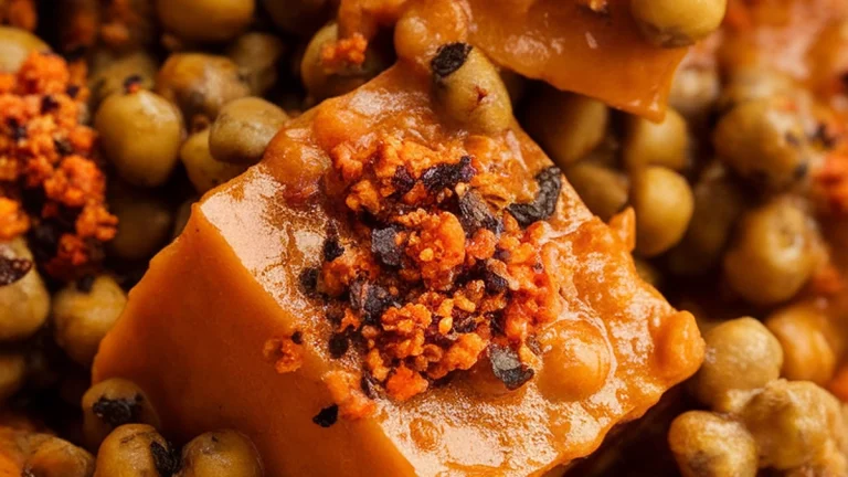Pigeon Peas and Yam with Palm Oil and Crayfish - Featured