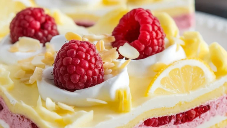 Raspberry Lasagna - Featured
