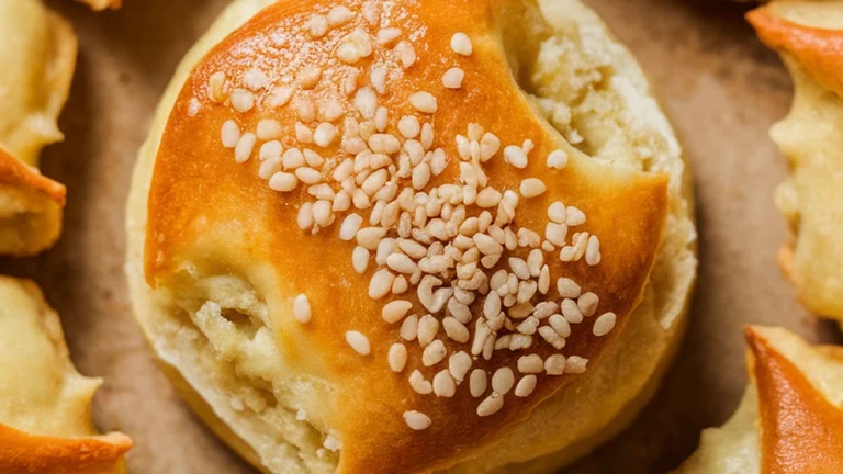 Rice Flour Pastry with Jaggery Coconut and Sesame - Featured