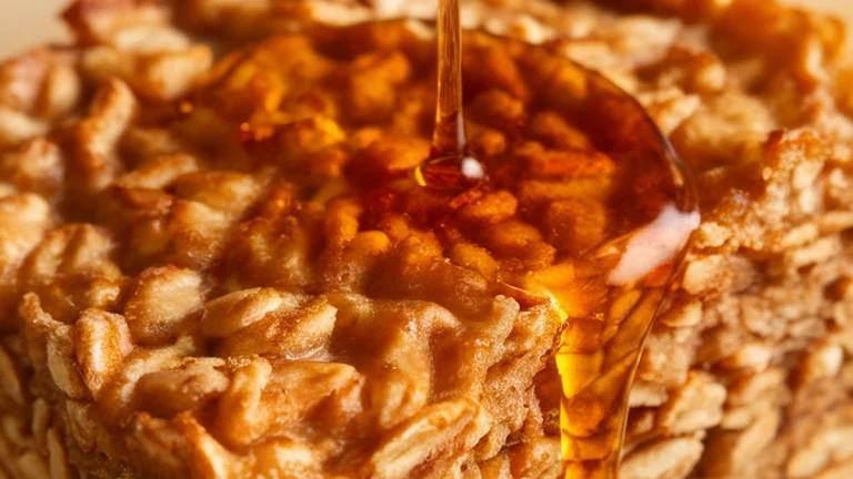 Rolled Oat Flapjacks with Golden Syrup - Featured