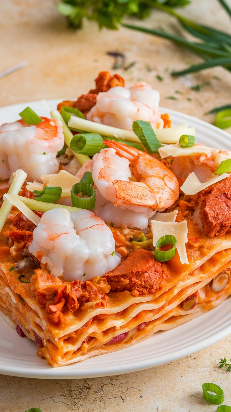 Creamy Seafood Lasagna