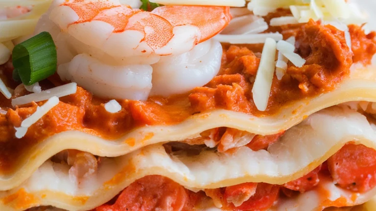 Seafood Lasagna - Featured