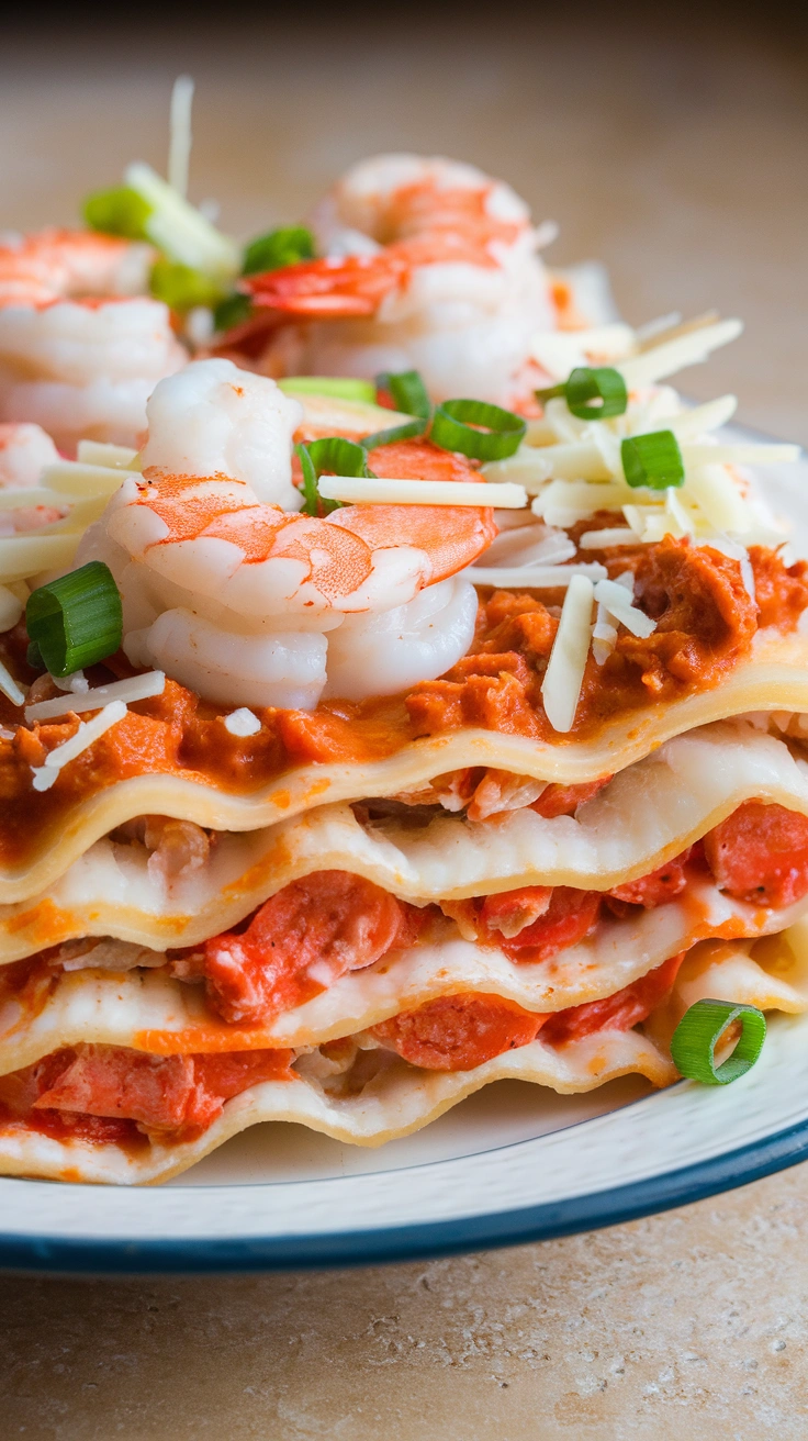 Creamy Seafood Lasagna