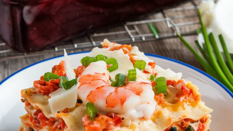 Seafood Lasagna - Featured
