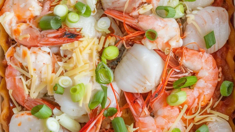 Seafood Lasagna - Featured