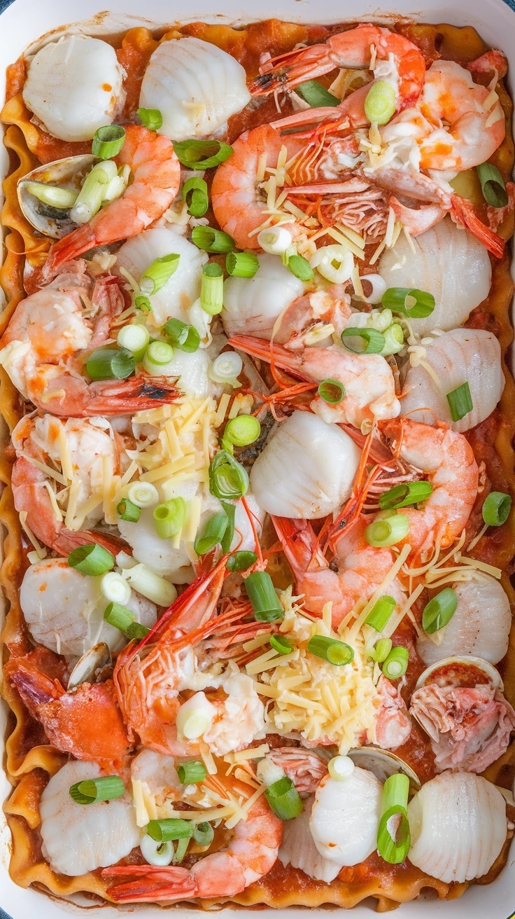 Creamy Seafood Lasagna