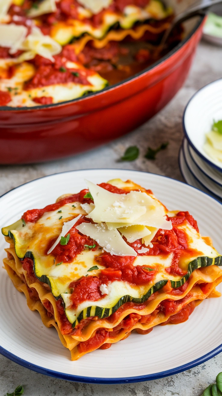 One Skillet Keto Lasagna