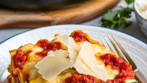 Skillet Lasagna - Featured