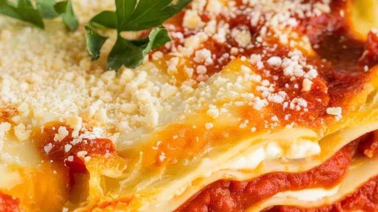 Slow Cooker Lasagna - Featured