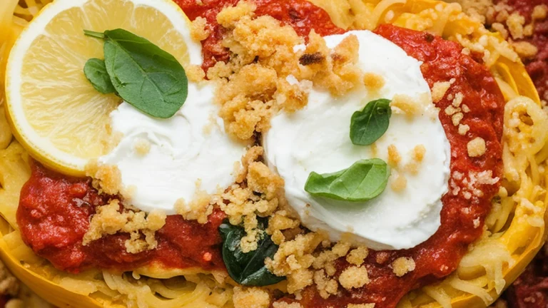 Spaghetti Squash Lasagna Recipe - Featured