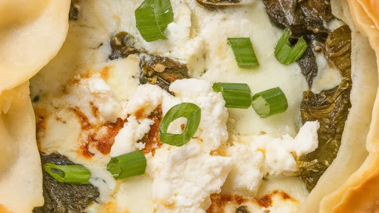 Spinach Feta Filo Pie - Featured