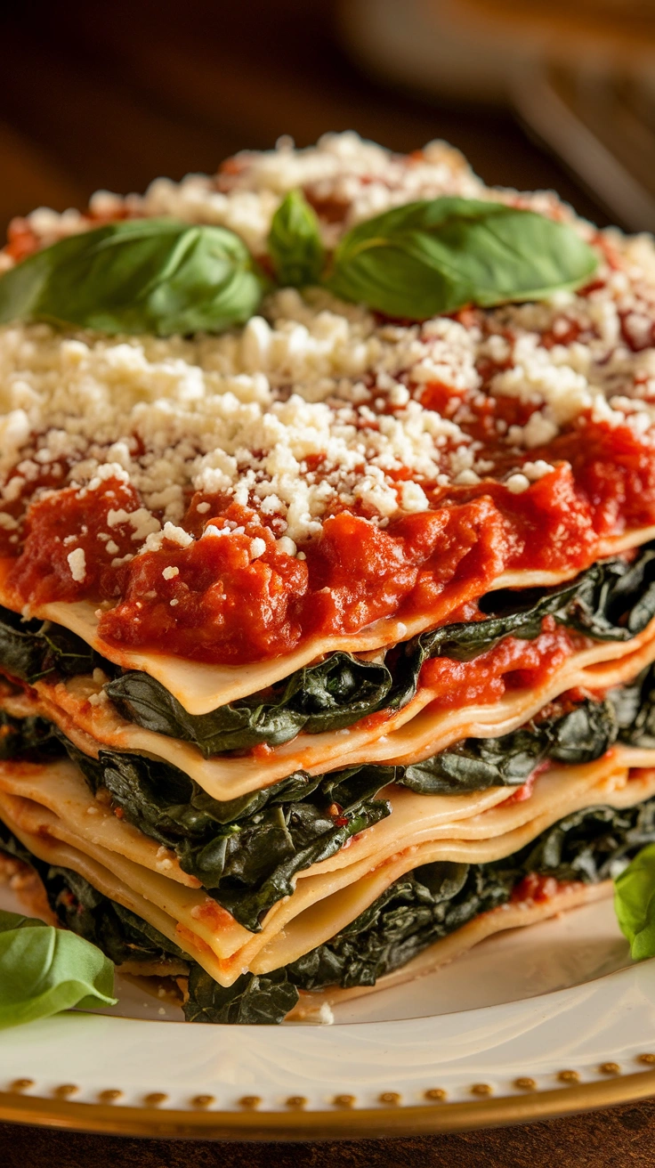 Spinach and Ricotta Lasagna