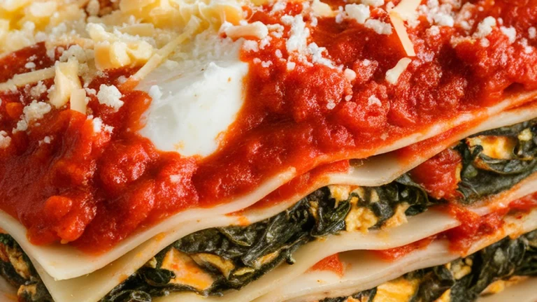 Spinach Lasagna - Featured