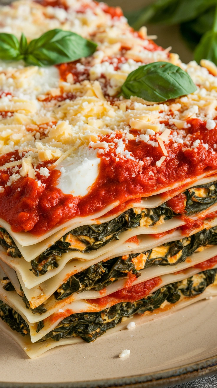 Spinach and Ricotta Lasagna