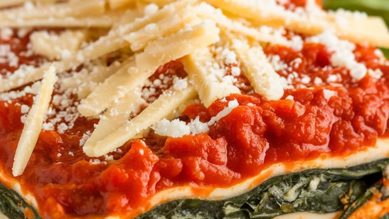 Spinach Lasagna - Featured