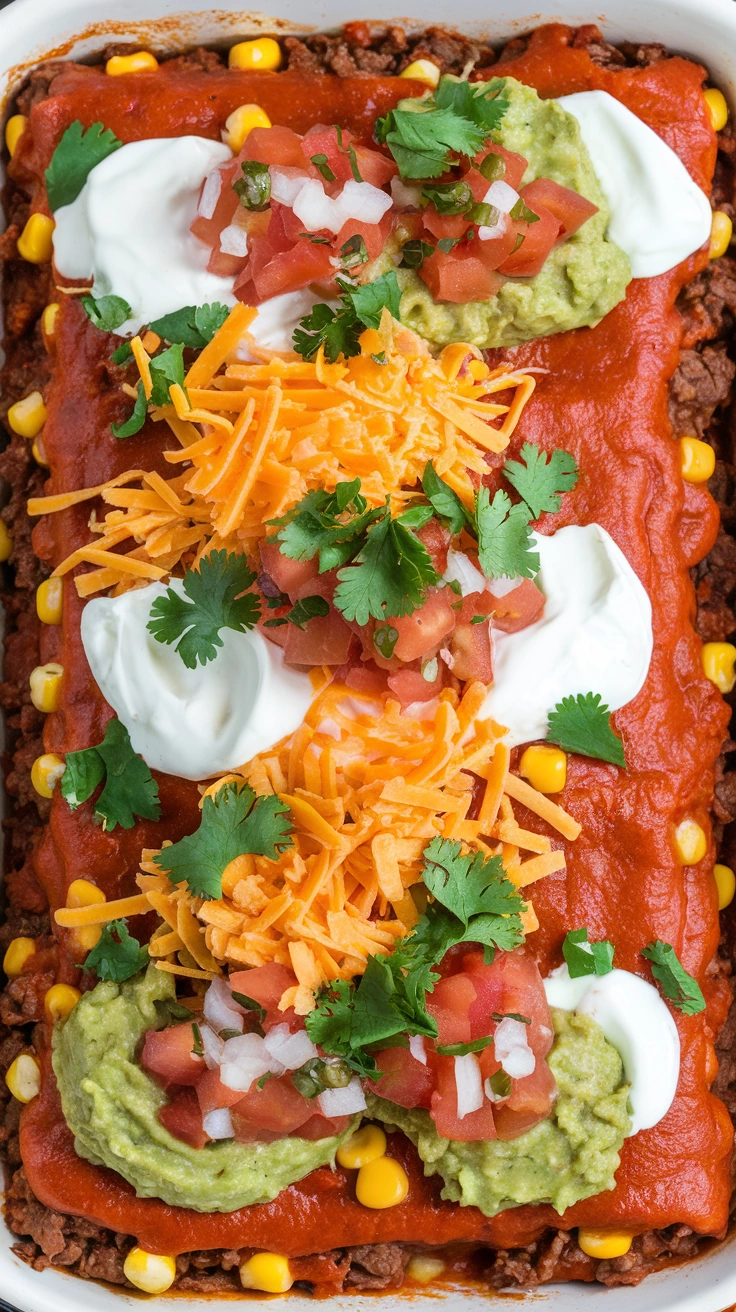Keto Taco Lasagna Bake