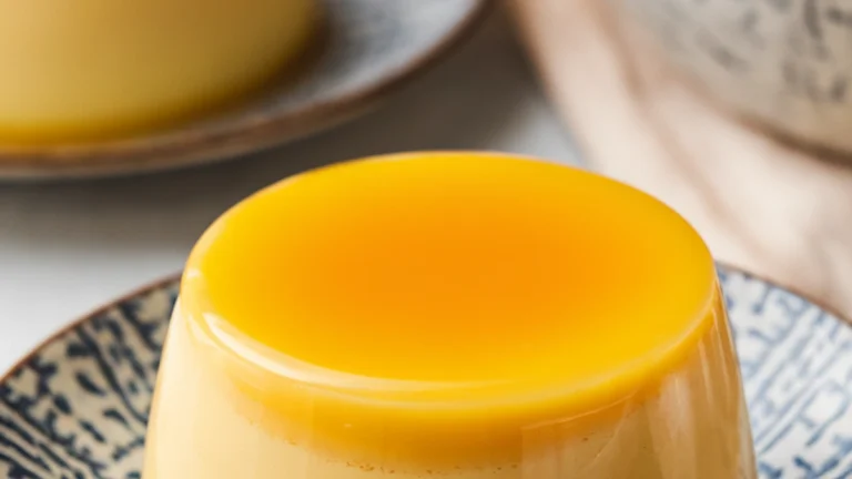 Vanilla Egg Custard - Featured