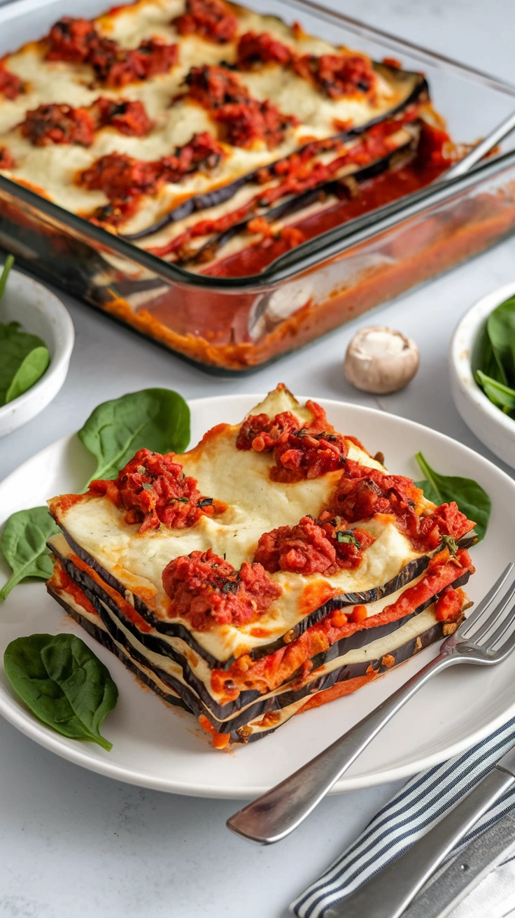 Vegan Lasagna with Cashew Ricotta