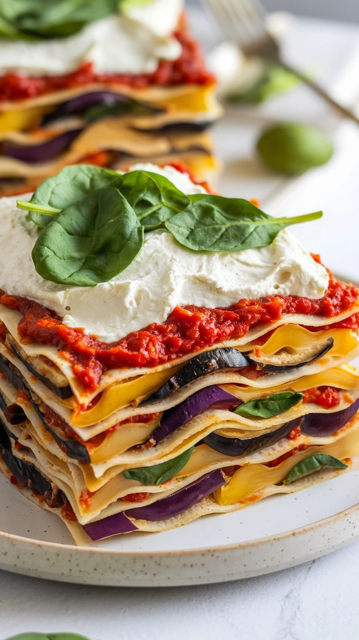 Vegan Lasagna with Cashew Ricotta