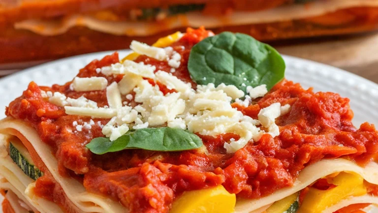 Vegetable Lasagna - Featured
